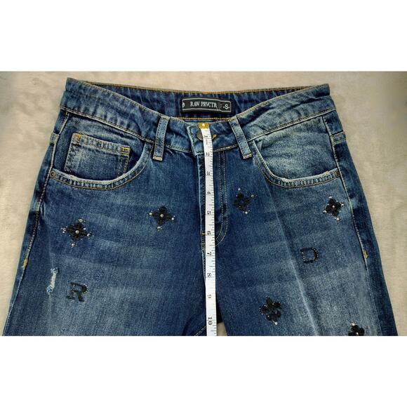 Raw Prvctr Faded Women's Blue Jeans Size 28 - Picture 6 of 11